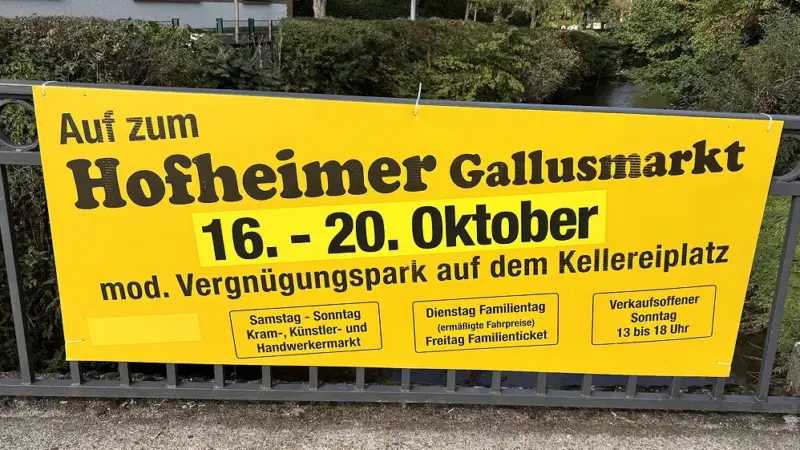 Der Verkehrs-Guide zum Gallusmarkt: Alle Sperrungen und Umleitungen