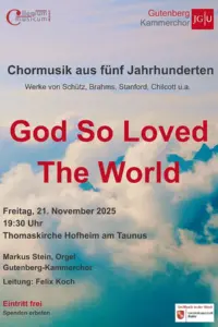 20251121 God so Loved