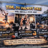 Zwischen Hochglanz und Herz: Abi-Plakate 2026 in Hofheim 58